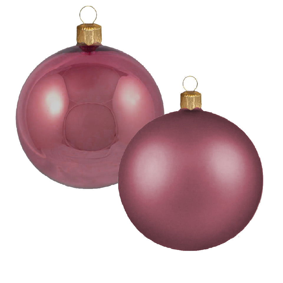 Sfere in vetro 70mm lucido/opaco 8pz