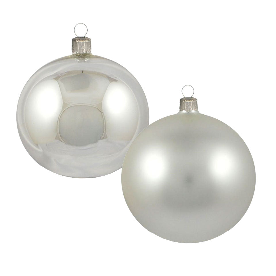 Sfere in vetro 70mm lucido/opaco 8pz