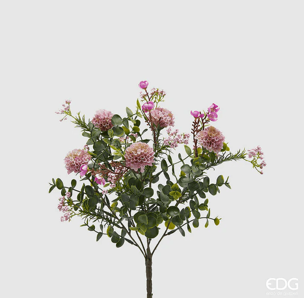 Dalia artificiale con boccioli h37cm - Perrone Shop