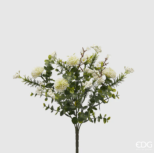 Dalia artificiale con boccioli h37cm - Perrone Shop