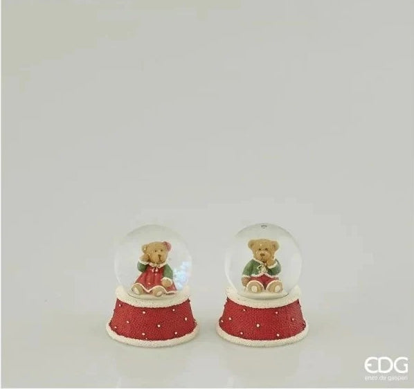 Sfera d'Acqua con Orso Lui o Lei