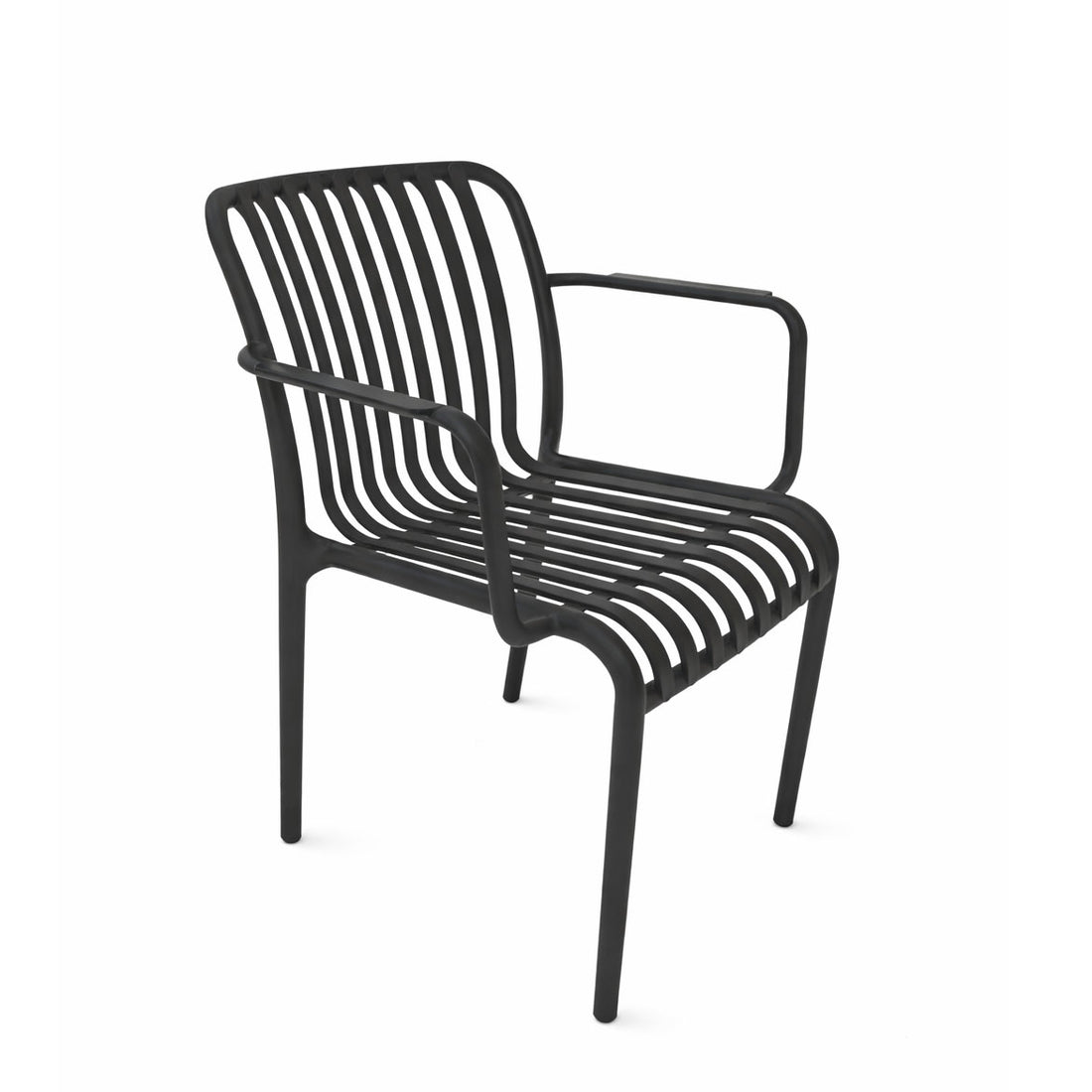 Sedia da giardino con braccioli in polipropilene colorata Ines Xone