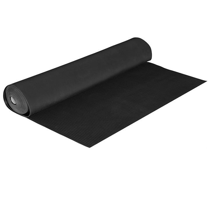 Copripavimento in gomma Millerighe nero 1,25Hx15m