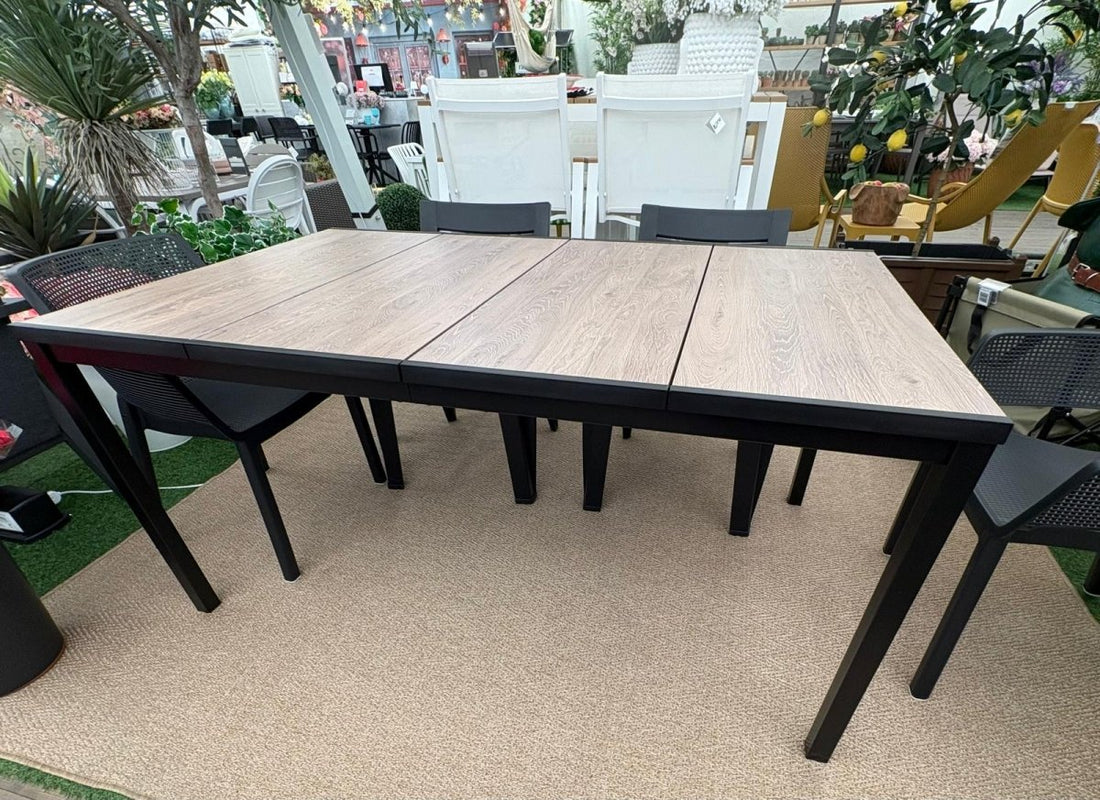 Keter tavolo da giardino Porto grafite 160cm - Perrone Shop