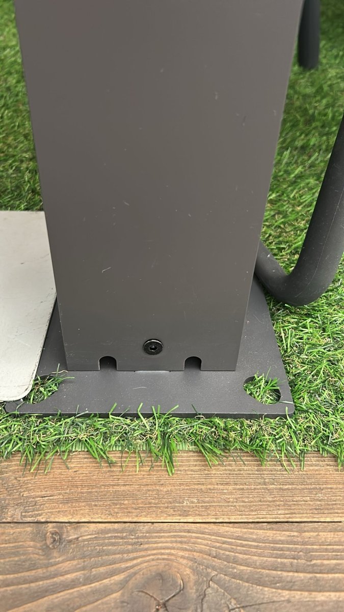 Pergola bioclimatica autoportante in alluminio antracite Gaia Xone - Perrone Shop