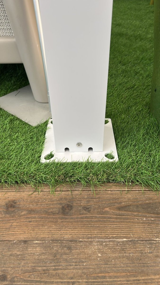 Pergola bioclimatica autoportante in alluminio bianco Gaia Xone - Perrone Shop