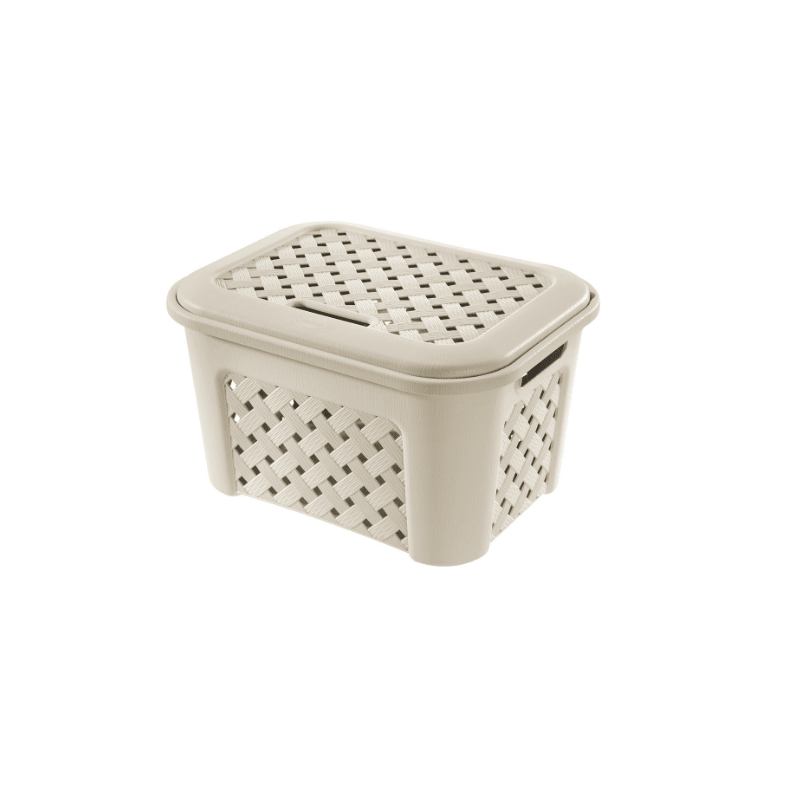 Cesto Portabiancheria Arianna con coperchio 25L - Perrone Shop