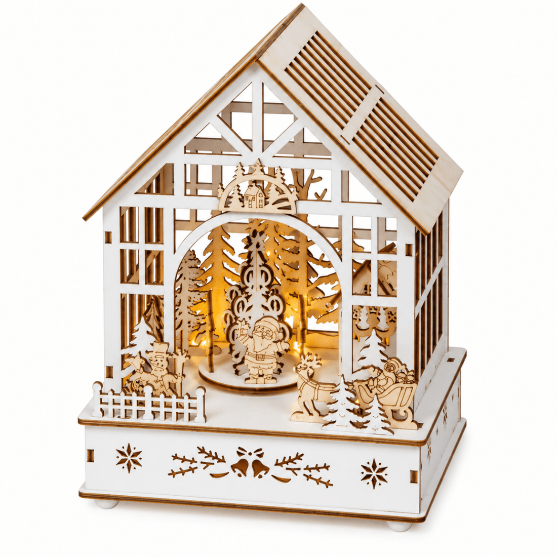 Paesaggio Casetta Natalizia LED H 23,8 cm | Kaemingk - Perrone Shop