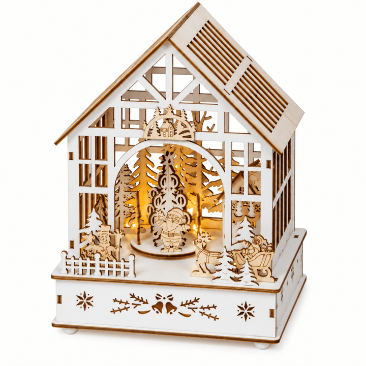Paesaggio Casetta Natalizia LED H 23,8 cm | Kaemingk - Perrone Shop