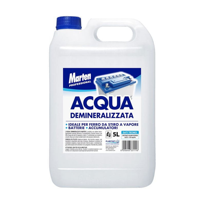 Acqua demineralizzata 5l Marten