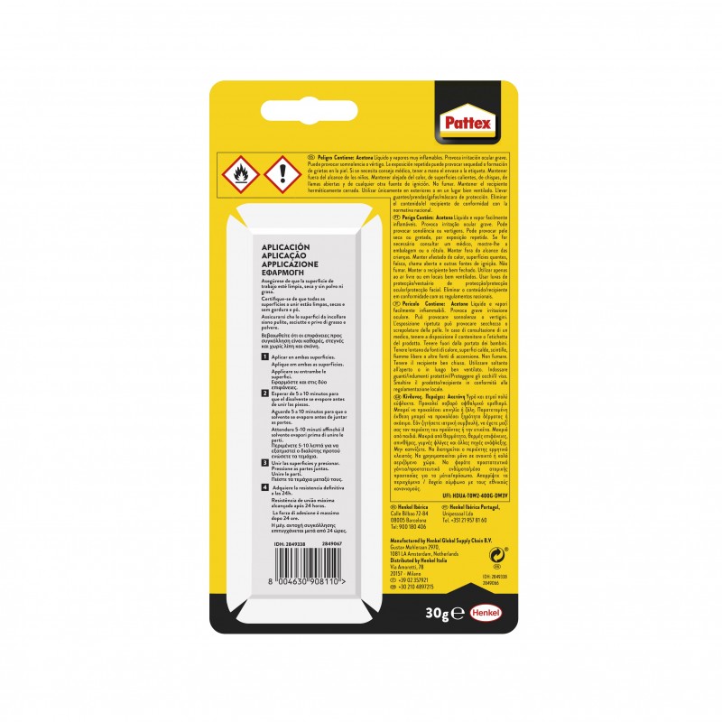 Adesivo per plastica 30 gr|Pattex