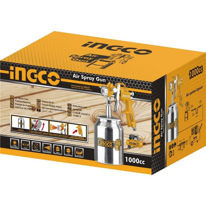 Aerografo serbatoio inferiore 1,5mm 1000cc