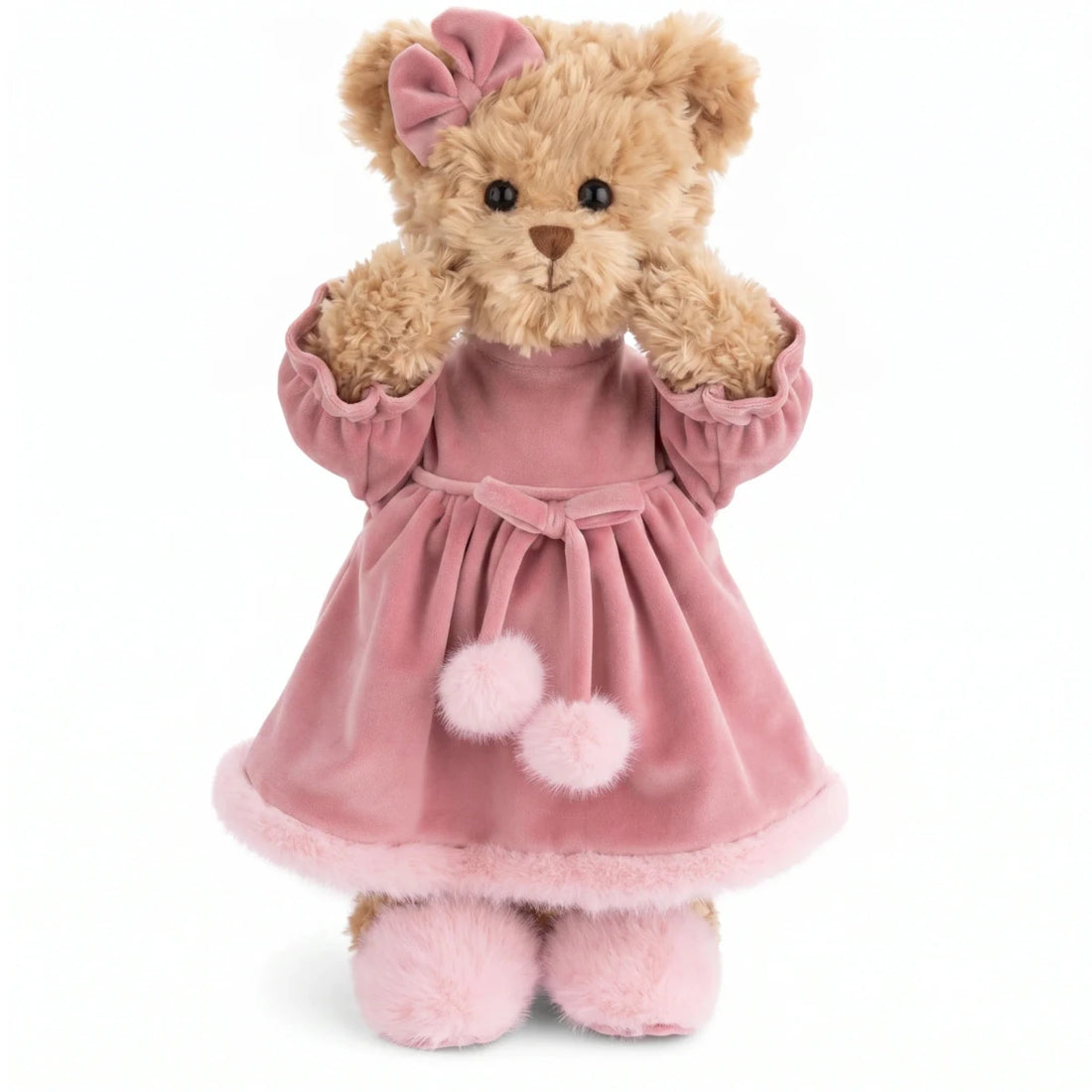 Orsetta Aiko con vestito rosa 35cm | Bukowski - Perrone Shop