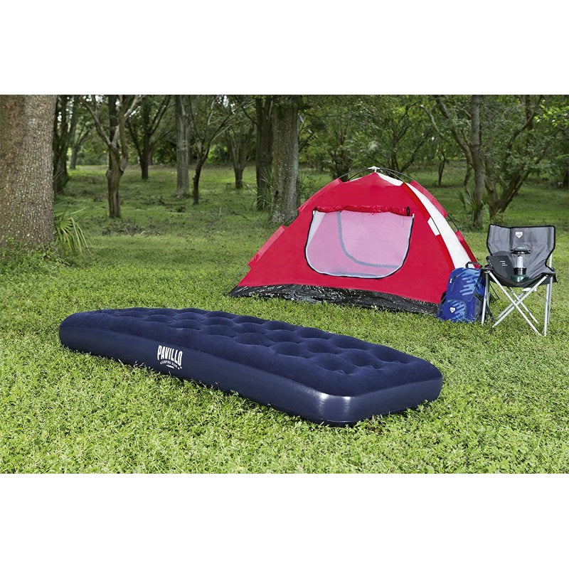 Bestway 67001 airbed blu floccato plus 188x99x22cm