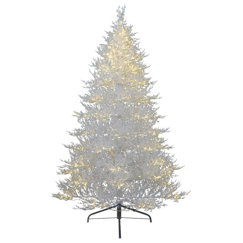 Albero Di Natale Artificiale 57 Cm Con Luci LED E Pigne – Mini Albero Da Tavolo, Base In Iuta, Batterie - 3