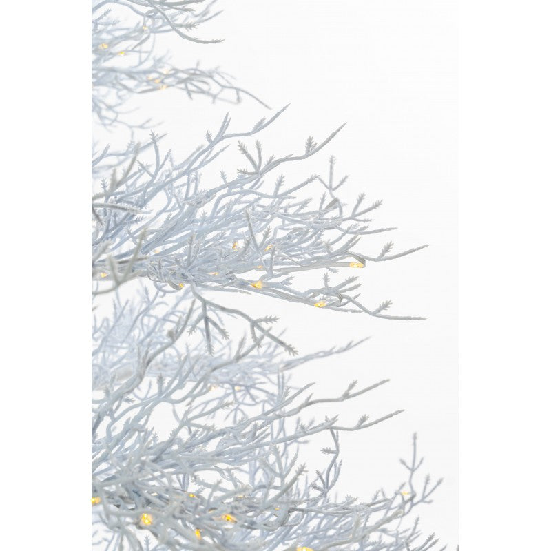 Albero di Natale artificiale Coral White con mini LED integrati | Xone