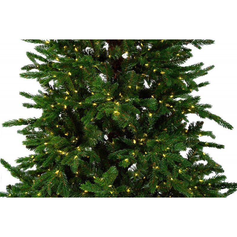 Albero di Natale artificiale Benjamin 180 cm realistico con 250 luci LED integrate | Xone