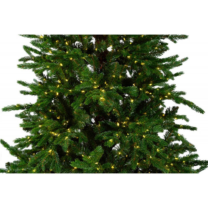 Albero di Natale artificiale Benjamin 180 cm realistico con 250 luci LED integrate | Xone