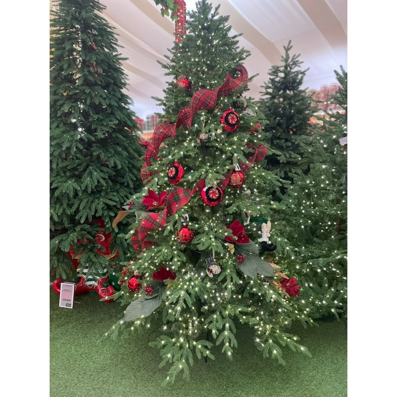 Albero di Natale artificiale Benjamin 180 cm realistico con 250 luci LED integrate | Xone