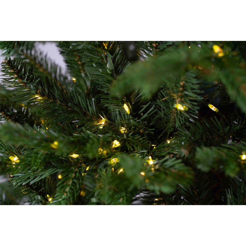Albero di Natale artificiale Benjamin 180 cm realistico con 250 luci LED integrate | Xone