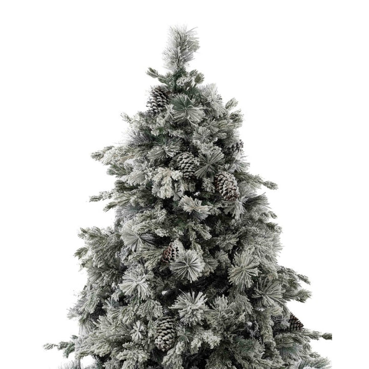 Albero di Natale artificiale Big Sky innevato con pigne | Xone