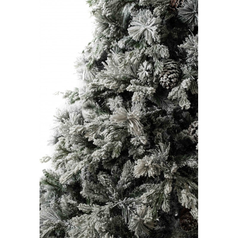 Albero di Natale artificiale Big Sky innevato con pigne | Xone