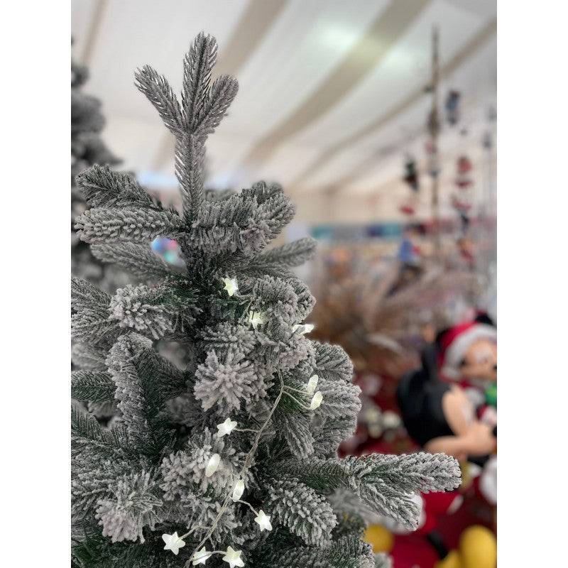 Albero di Natale artificiale Cervino, slim innevato e facile da montare | Xone