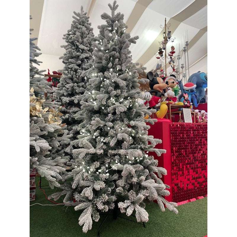 Albero di Natale artificiale Cervino, slim innevato e facile da montare | Xone