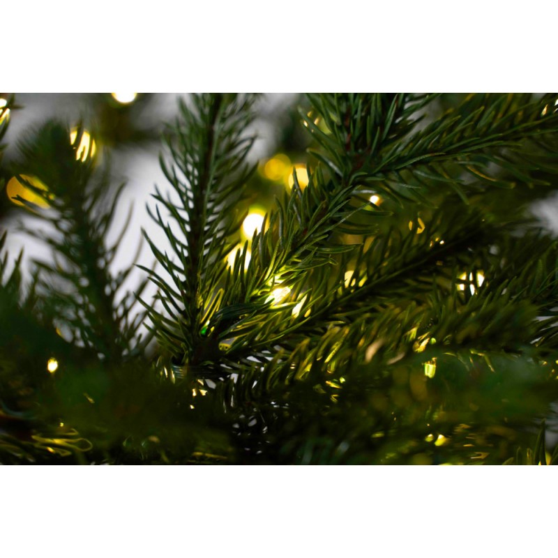 Albero di Natale artificiale Cornelius con luci LED integrate 100% PE | Xone