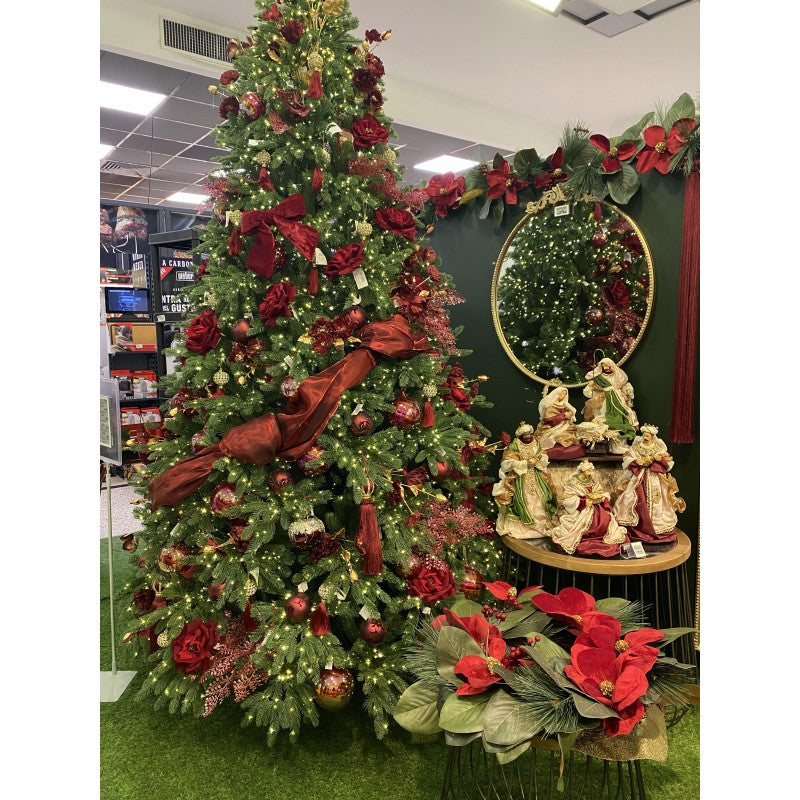 Albero di Natale artificiale Madison con migliaia di luci LED incorporate | Xone