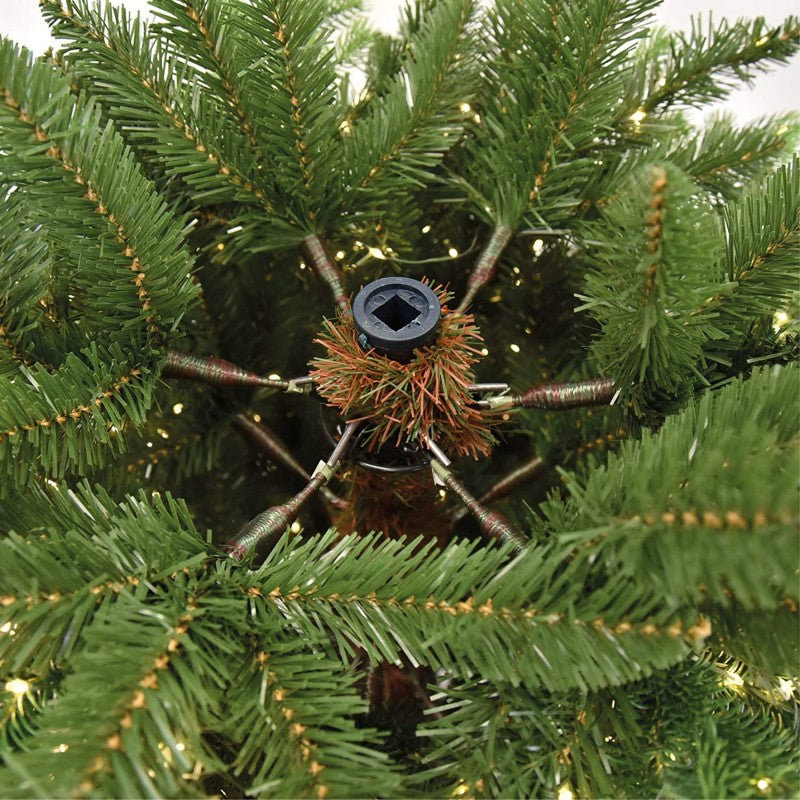 Albero di Natale artificiale Madison con migliaia di luci LED incorporate | Xone