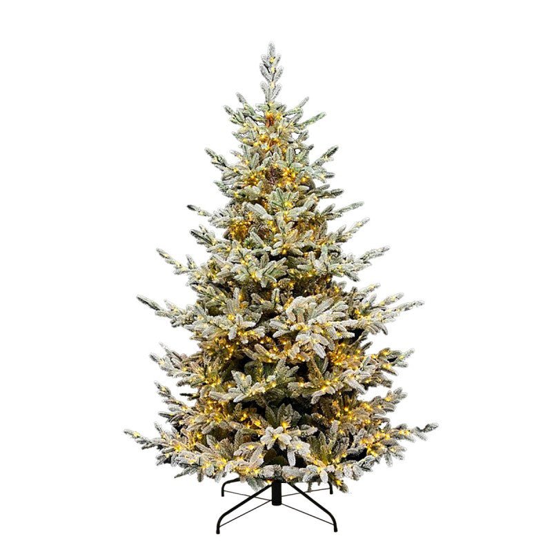 Albero di Natale Innevato Nicolai con Luci LED Integrate | Xone