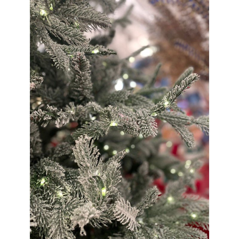 Albero di Natale Innevato Nicolai con Luci LED Integrate | Xone