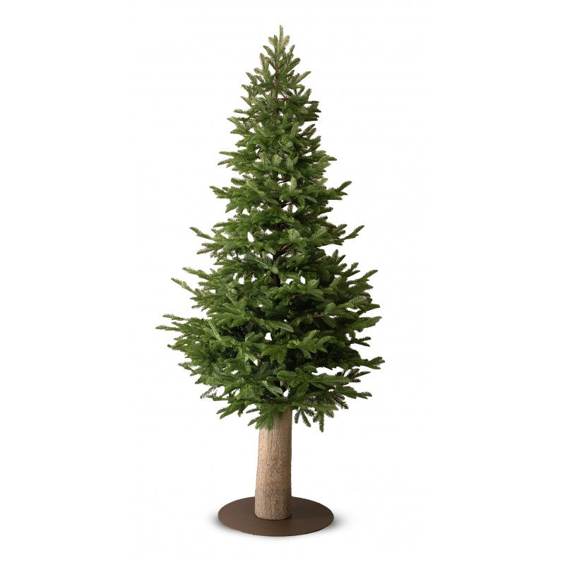 Albero di Natale artificiale Rockefeller Slim by Salvatore Izzo, salvaspazio con base tronco | Xone