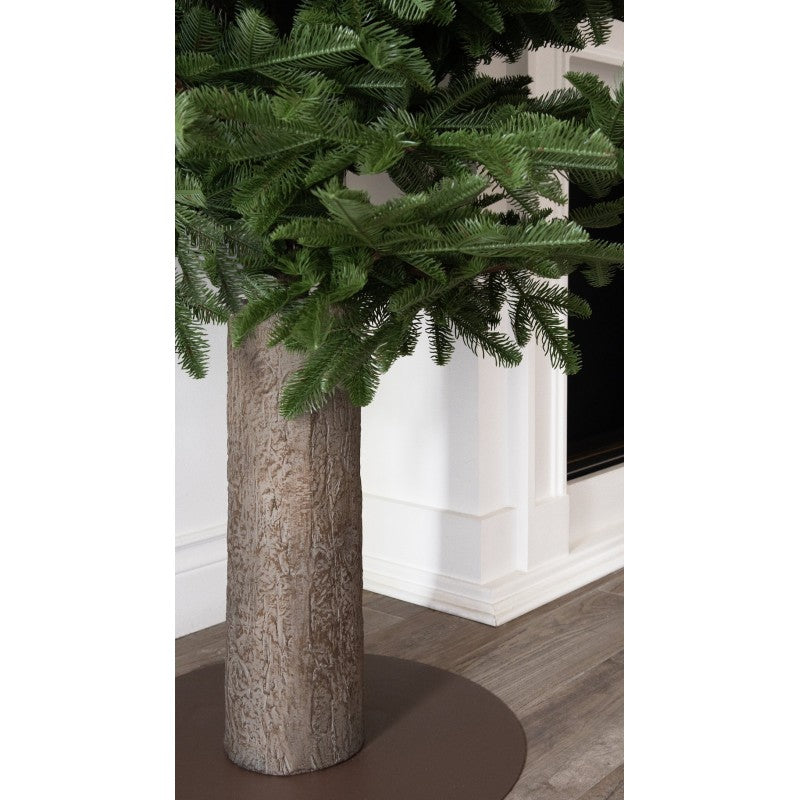 Albero di Natale artificiale Rockefeller Slim by Salvatore Izzo, salvaspazio con base tronco | Xone