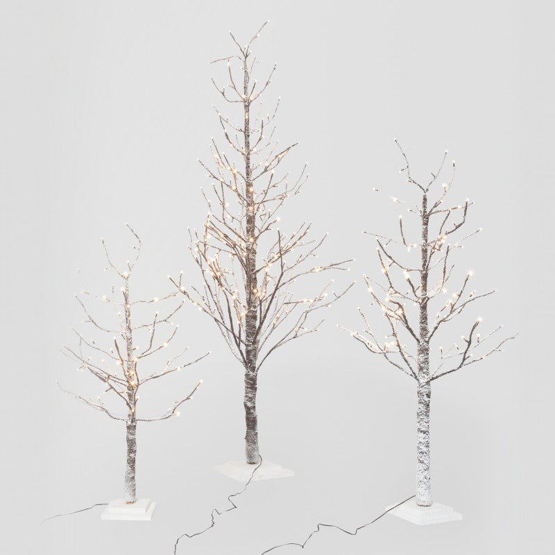 Albero di Natale innevato con luci LED integrate Sirio | Xone