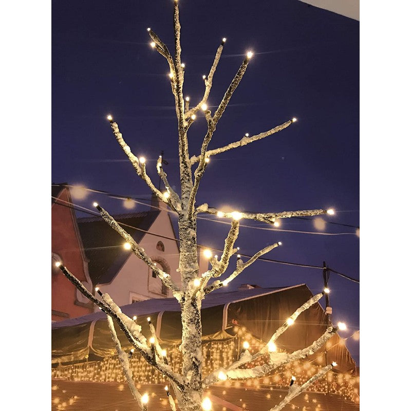 Albero di Natale innevato con luci LED integrate Sirio | Xone