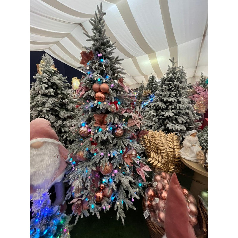 Albero di Natale artificiale Kentucky Innevato con base tronco integrata | Xone