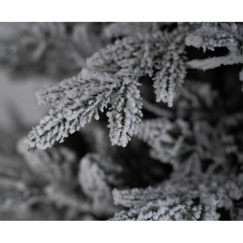 Albero di Natale artificiale Kentucky Innevato con base tronco integrata | Xone