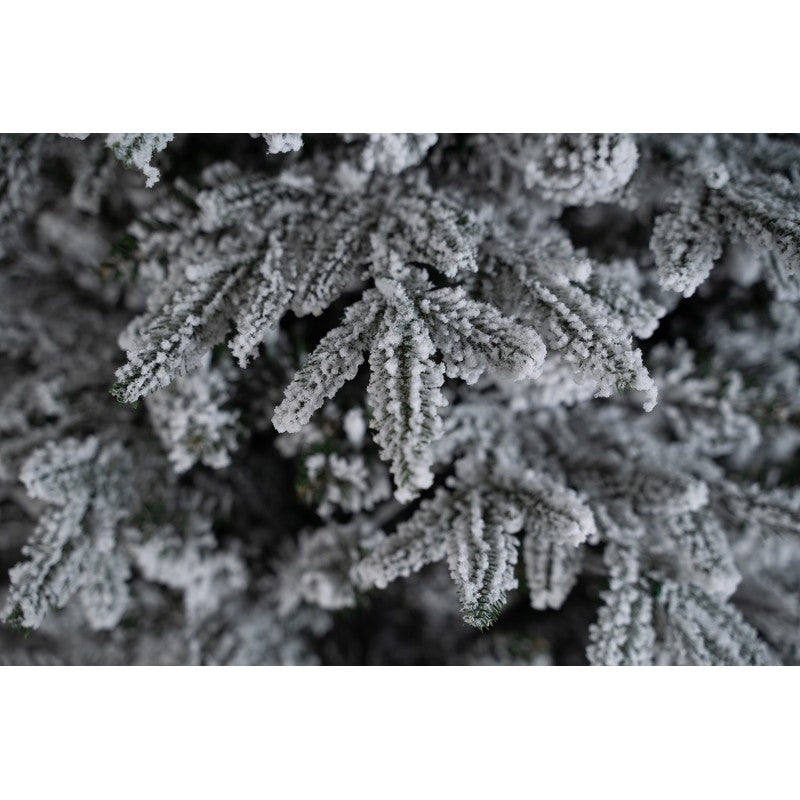 Albero di Natale artificiale Kentucky Innevato con base tronco integrata | Xone