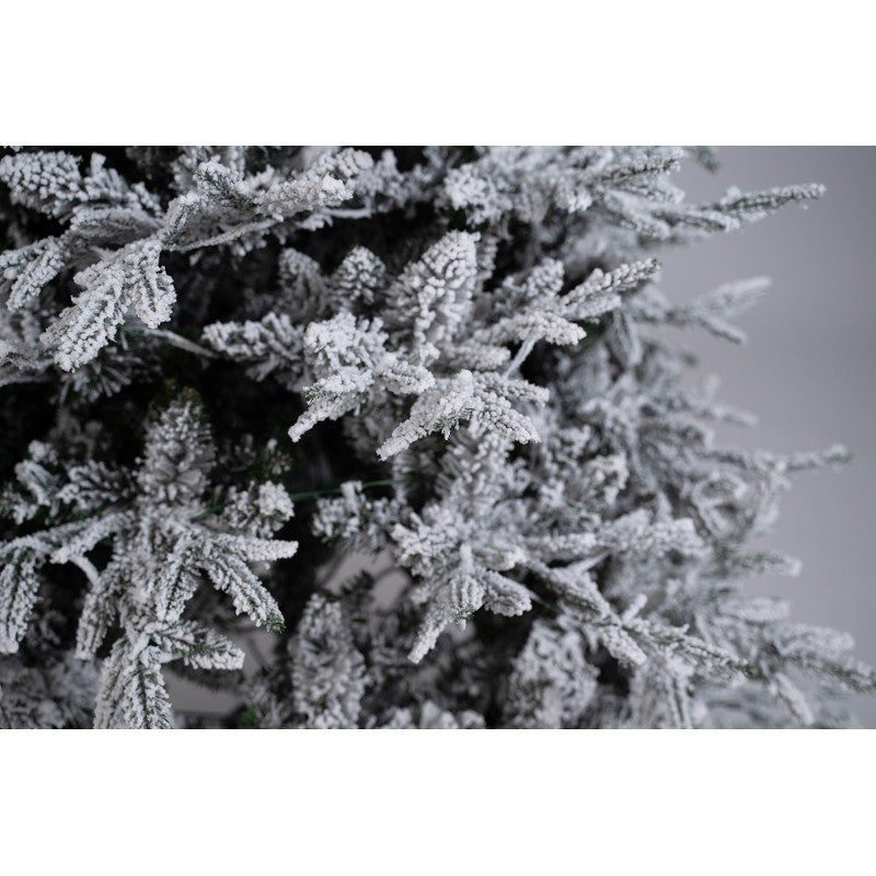 Albero di Natale artificiale Kentucky Innevato con base tronco integrata | Xone