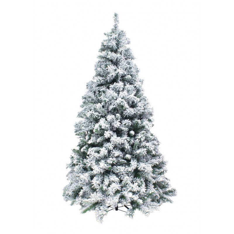 Albero di Natale artificiale Kettinson Slim Innevato, folto e robusto | Xone