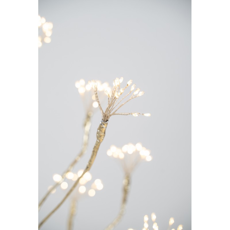 Albero Luminoso a LED con Bacche Dorate Decorative | Xone