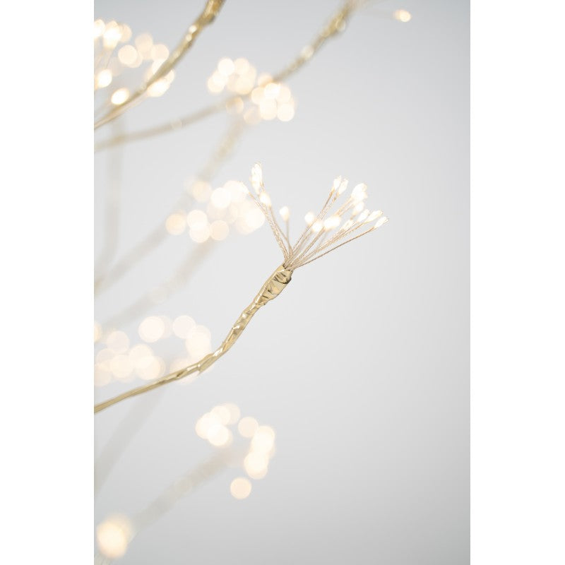 Albero Luminoso a LED con Bacche Dorate Decorative | Xone
