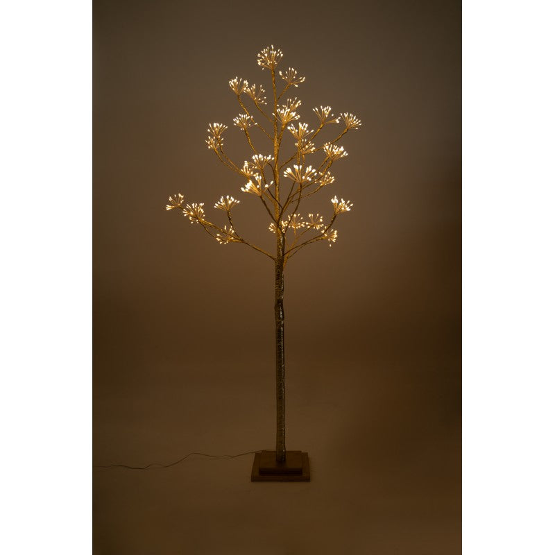 Albero Luminoso a LED con Bacche Dorate Decorative | Xone