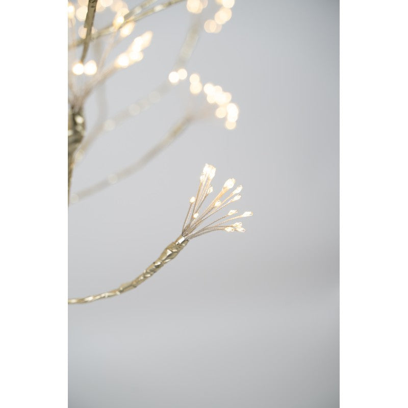 Albero Luminoso a LED con Bacche Dorate Decorative | Xone