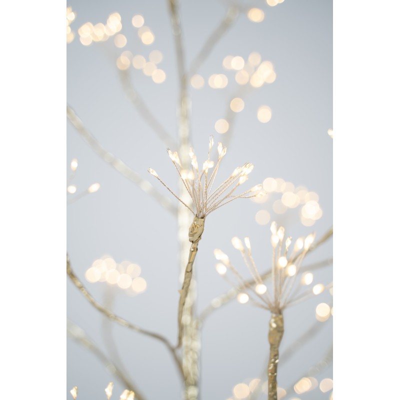 Albero Luminoso a LED con Bacche Dorate Decorative | Xone