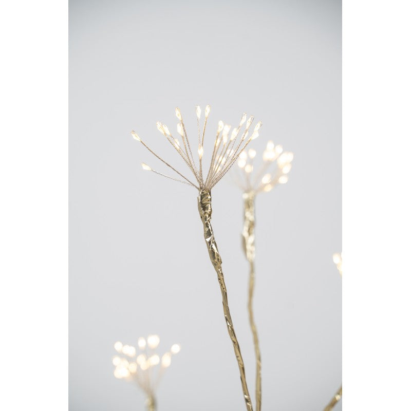 Albero Luminoso a LED con Bacche Dorate Decorative | Xone