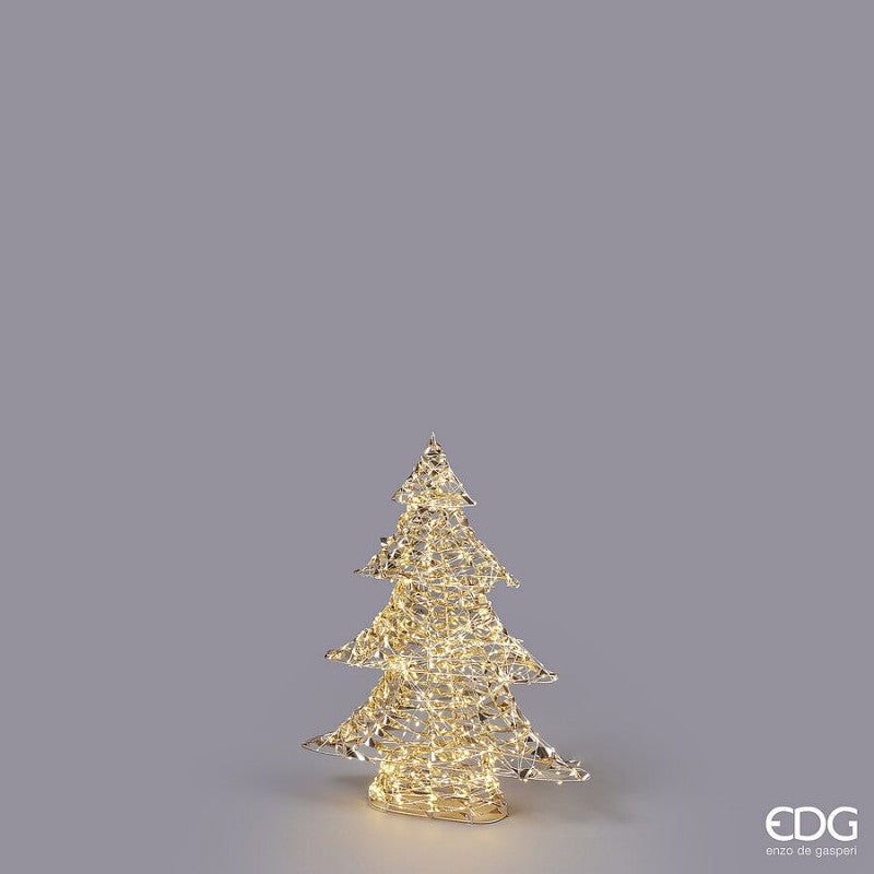 Albero Led Stripes Oro in Diverse Misure | EDG