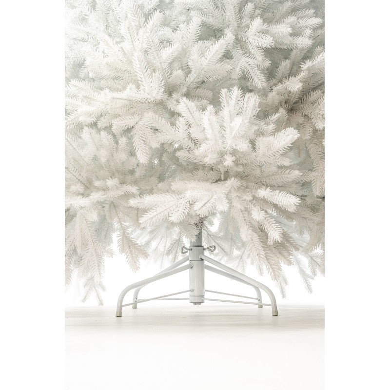 Albero di Natale artificiale Lincoln White Deluxe, Real Touch bianco in Gift Box | Xone